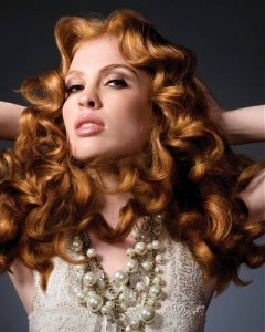 длинные волнистые локоны